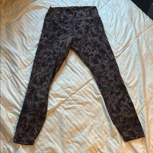 Lululemon brown black leggings